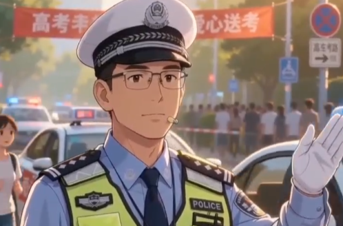 绥宁交警高考交通提示