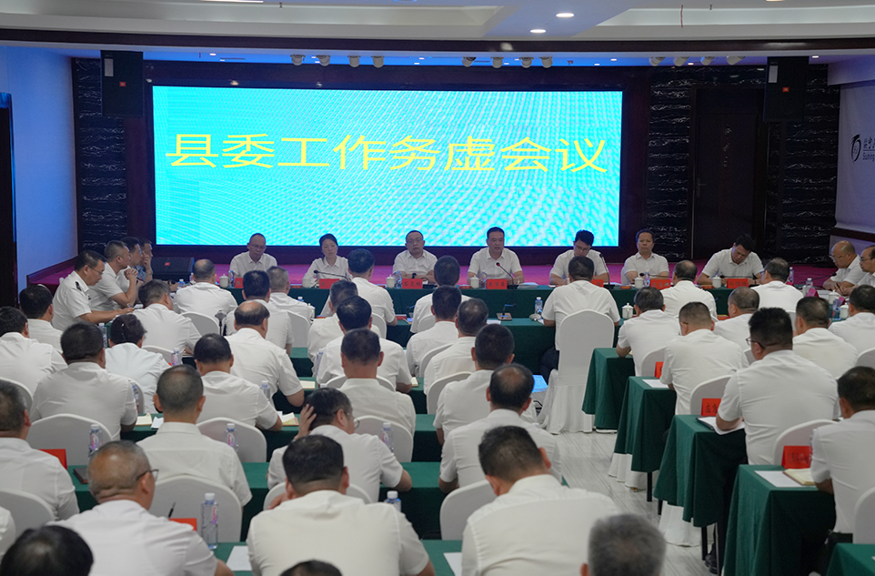 我县召开县委工作务虚会