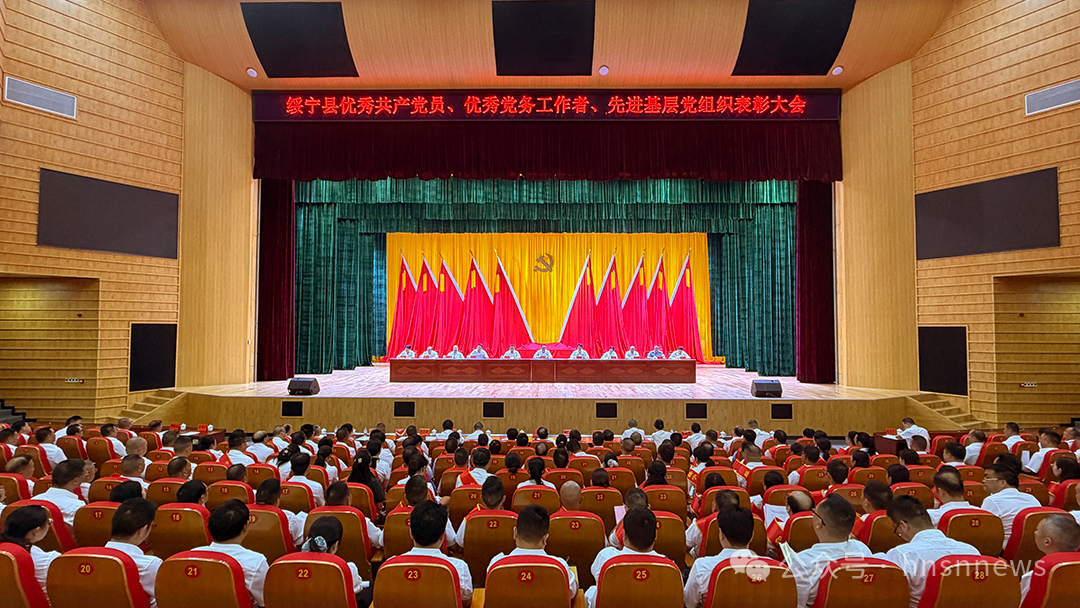 绥宁县“两优一先”表彰大会召开