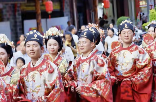 七夕赴一场国风浪漫之约！武冈第二届明制集体婚礼来了