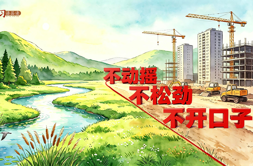 和谐共生｜不动摇、不松劲、不开口子