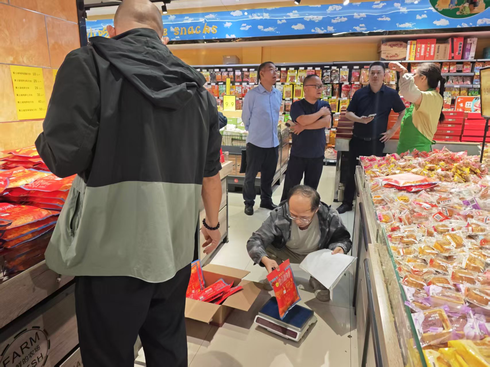 绥宁县市场监督管理局开展节前月饼净含量计量监督检查