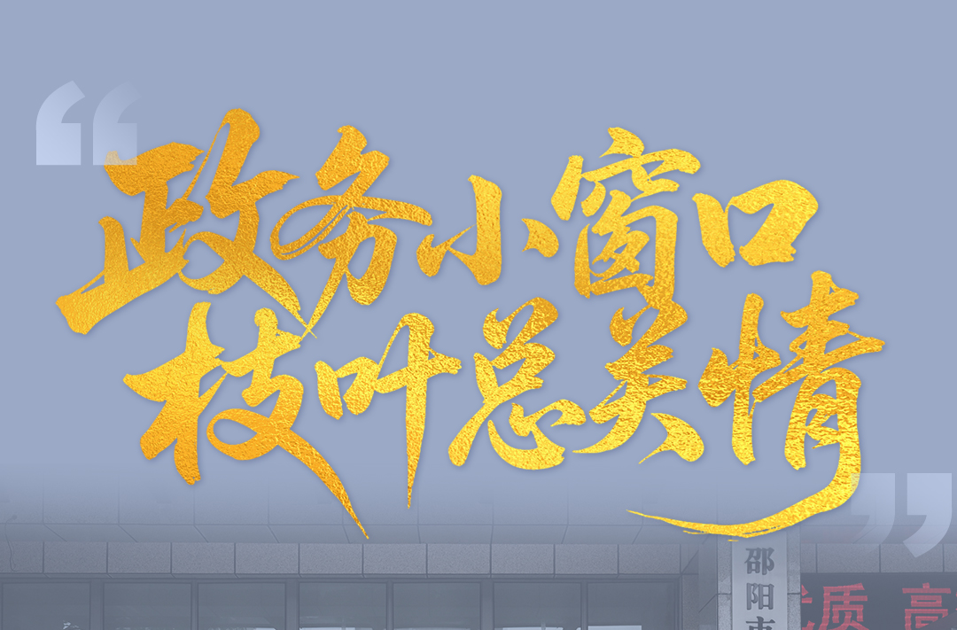 政务小窗口 枝叶总关情——记第八届湖南省“人民满意的公务员集体”邵阳市政务服务中心