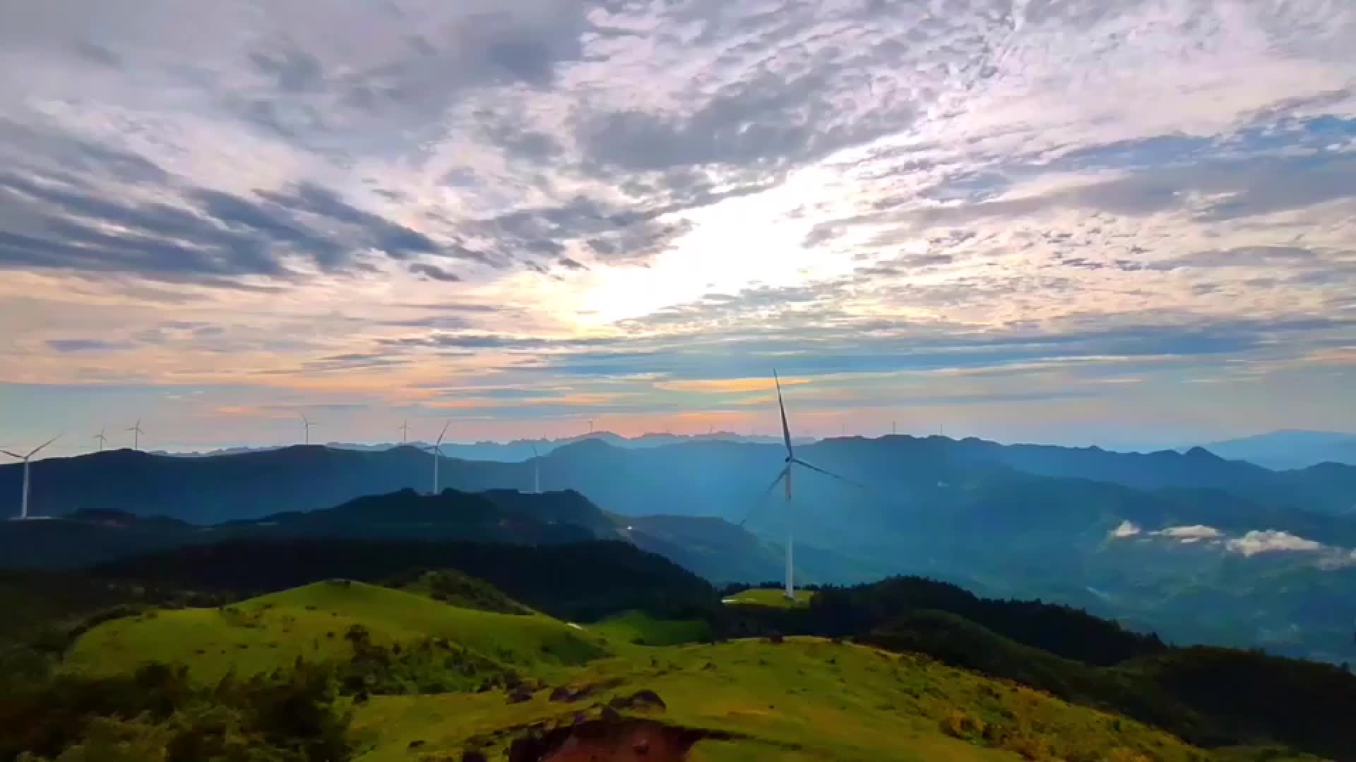 视频丨邵阳绥宁:宝鼎山醉美晚霞入画来